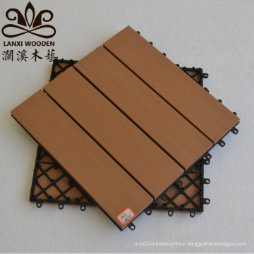 Hard plastic floor covering wood plastic patio floors outdoor artificial wood flooring